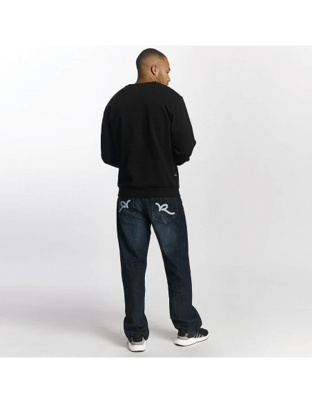 Rocawear Jumper Sweatshirt Big Logo Black