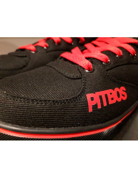 BrandDogLogo Shoes by Pitbos BlackNRed