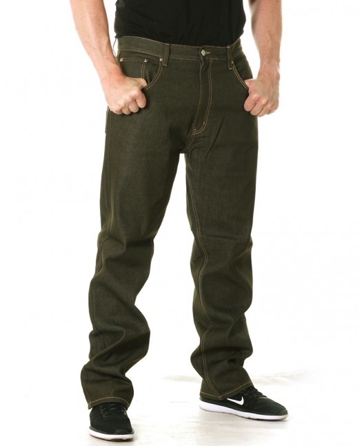 Access Loose Fit Jeans Olive