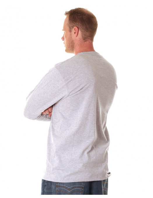 LS Crew Neck Tee Light Grey