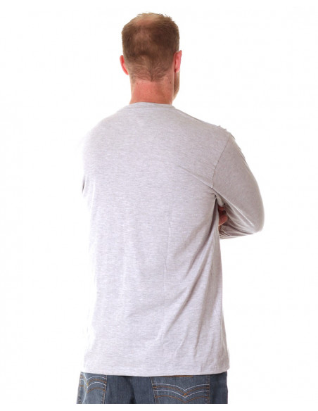 LS Crew Neck Tee Light Grey