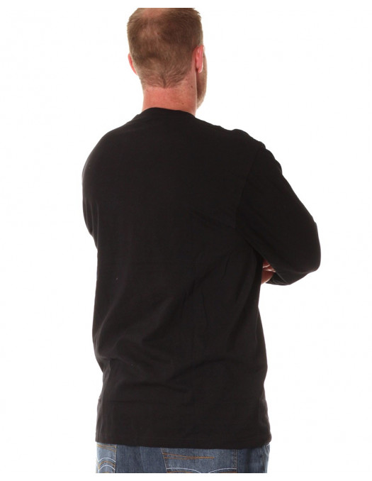 LS Crew Neck Tee Black