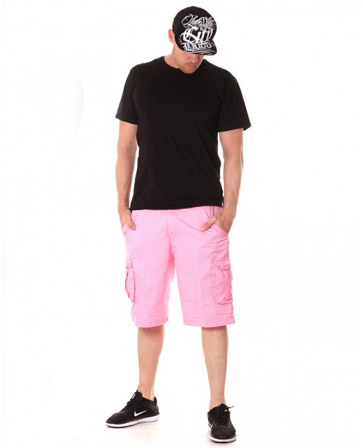 Access Washed Cargo Shorts LT Pink