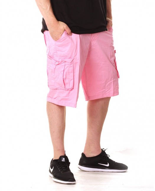 Access Washed Cargo Shorts LT Pink