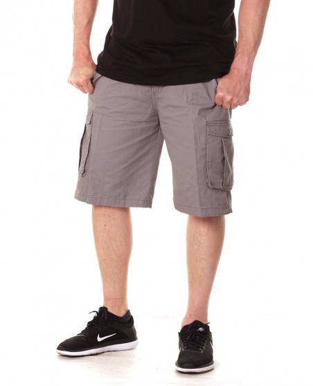 Access Washed Cargo Shorts LT Grey