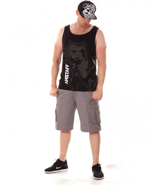 Access Washed Cargo Shorts LT Grey