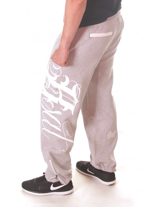BSAT Art Script Sweatpants Grey