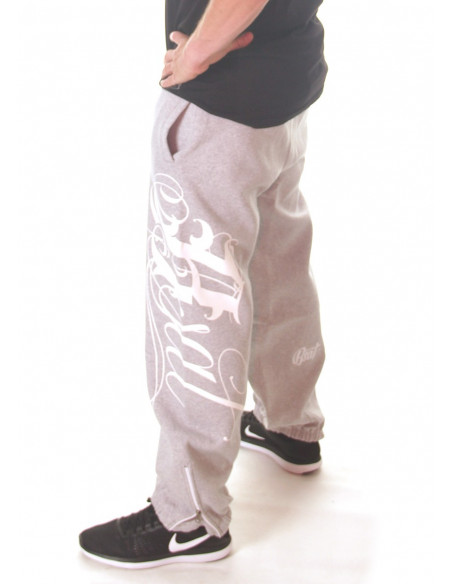 BSAT Art Script Sweatpants Grey
