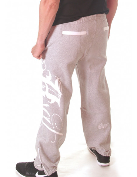 BSAT Art Script Sweatpants Grey