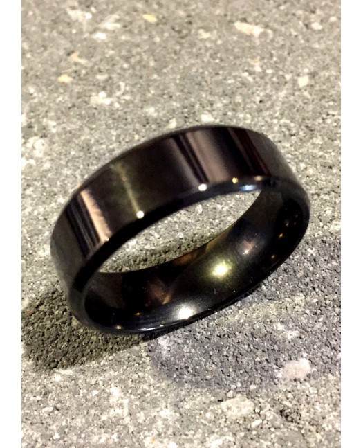Vikings Jewelry, Metallic Black Ring
