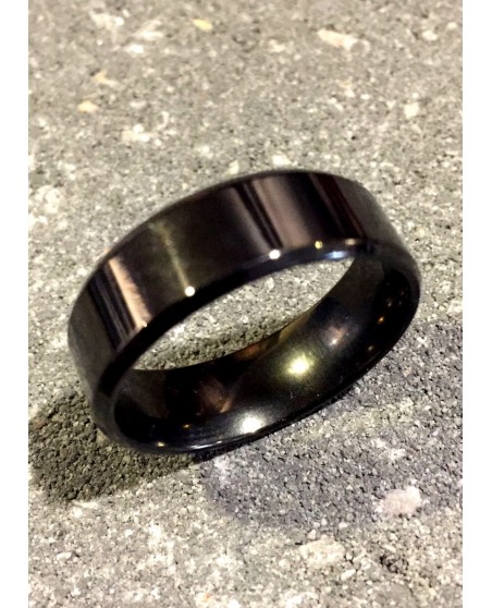 Vikings Jewelry, Metallic Black Ring