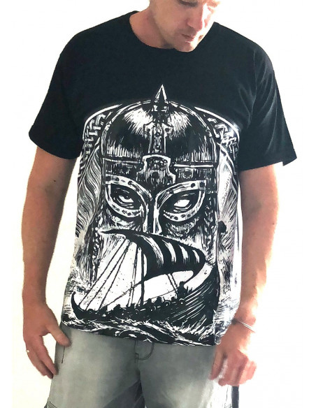 Viking Conqueror  Tee by Nordic Worlds