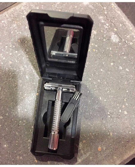 Shaver OldShool DE Safesty Metallic w/10 blades