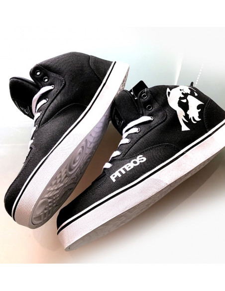BrandDogLogo Shoes by Pitbos BlackNWhite