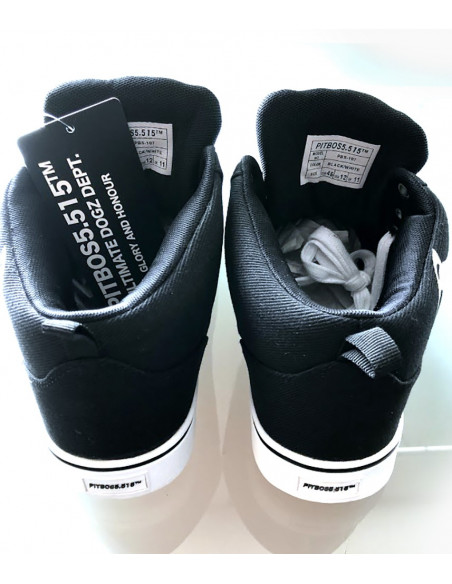 BrandDogLogo Shoes by Pitbos BlackNWhite