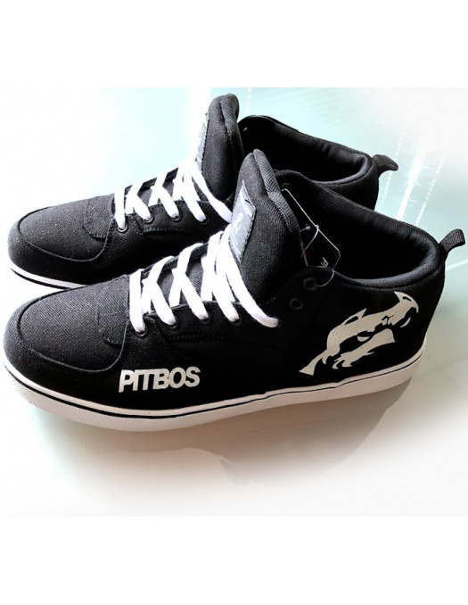 BrandDogLogo Shoes by Pitbos BlackNWhite