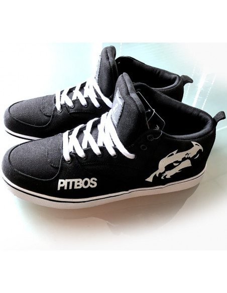 BrandDogLogo Shoes by Pitbos BlackNWhite