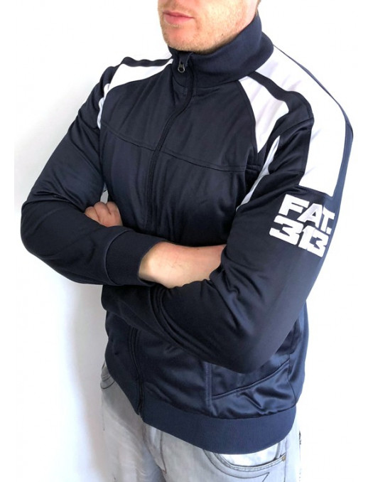 FAT313 Master TrackJacket NavyNWhite