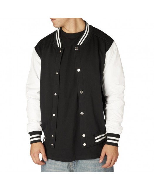 Townz CollegeLine Jakke black - white