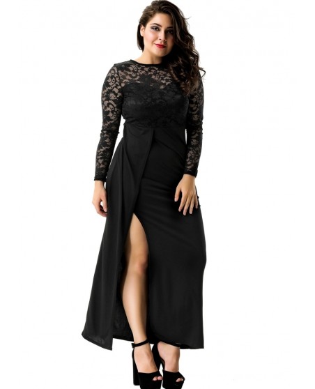 Black Lace Dress by Melusin