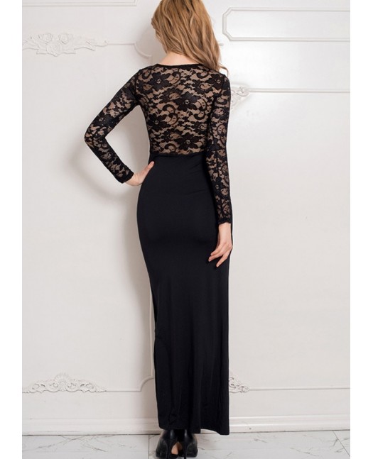 Black Lace Dress by Melusin