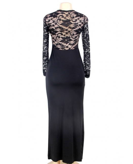 Black Lace Dress by Melusin