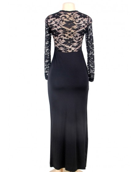 Black Lace Dress by Melusin