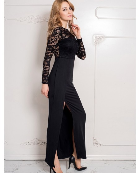 Black Lace Dress by Melusin