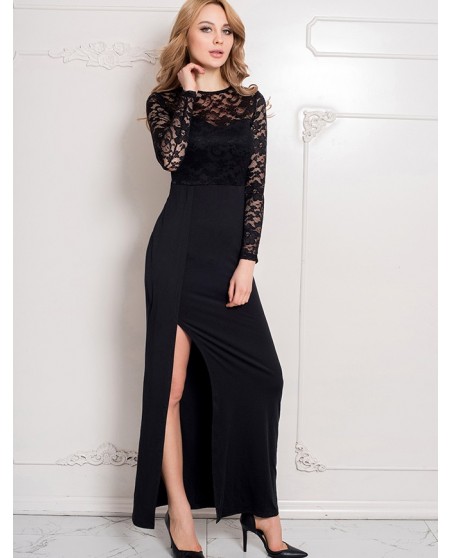 Black Lace Dress by Melusin