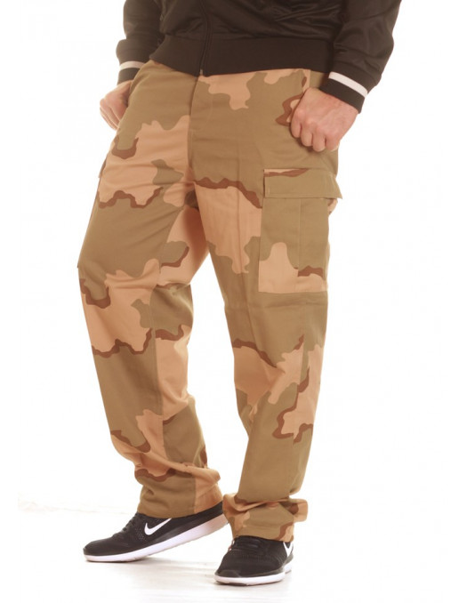 TechWear Camo Cargo Pants Desert