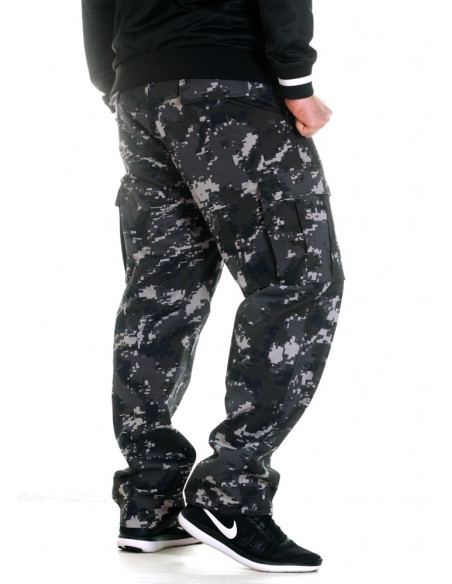 TechWear Camo Cargo Pants Digital