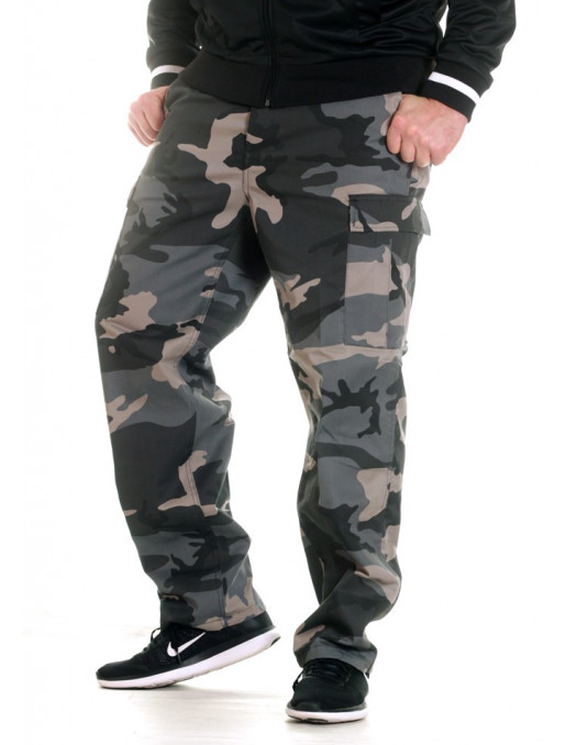 TechWear Dark Camo Cargo Pants