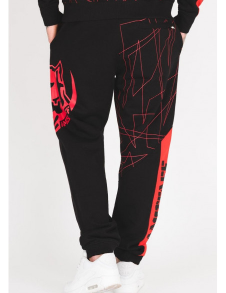 Amstaff Capkin Sweatpants BlackNRed