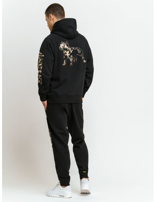 Amstaff Camo Logo Sweatpants Black