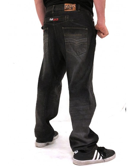 FAT313 Renew Legend Jeans Raw Black Washed