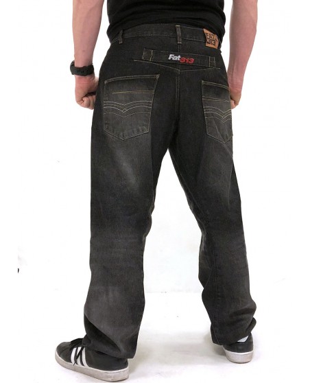 FAT313 Renew Legend Jeans Raw Black Washed