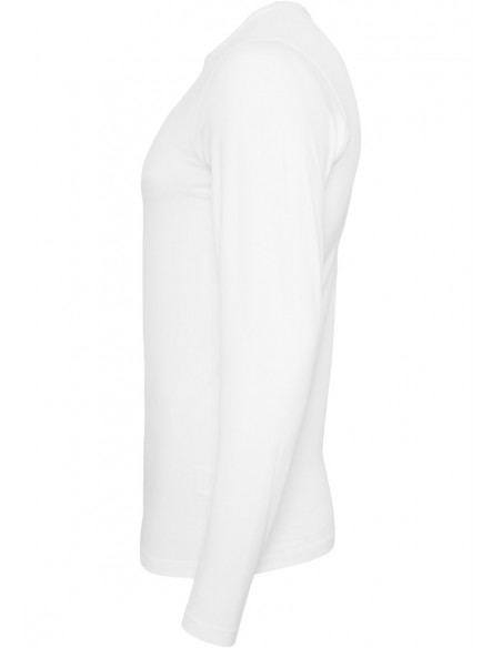 Fitted Stretch L/S Tee White