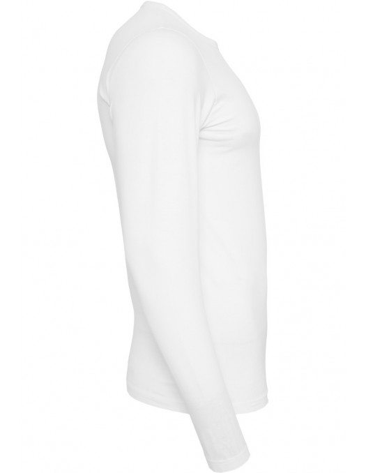 Fitted Stretch L/S Tee White