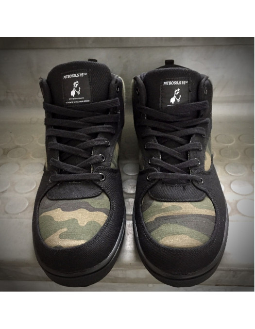 Canvas Shoes BlackNCamo by Pitbos