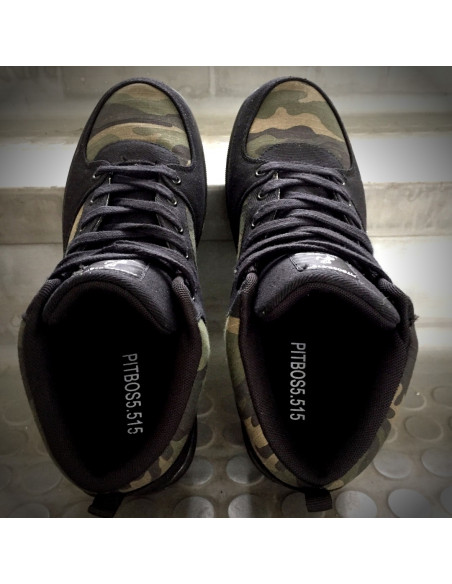 Canvas Shoes BlackNCamo by Pitbos