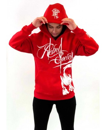 Rebel Society Skull Hoodie...