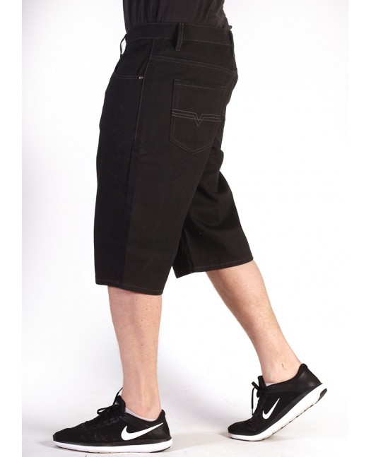 Denim Shorts Black by Access Apparel