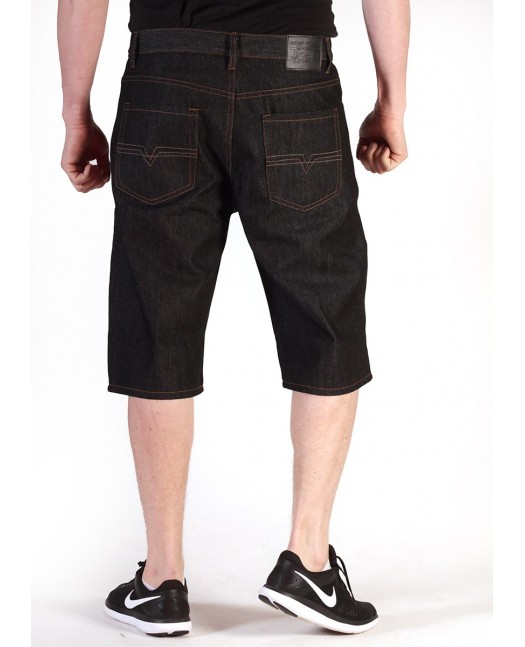 Denim Shorts Raw Black by Access Apparel