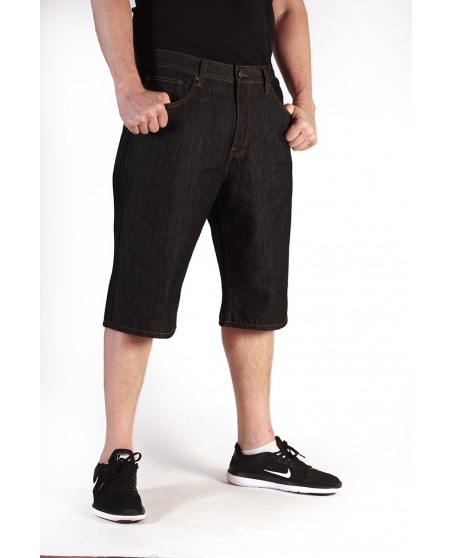 Denim Shorts Raw Black by Access Apparel