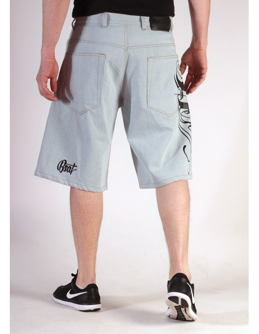 BSAT Script Logo Shorts Blue