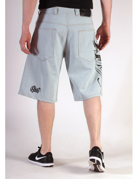 BSAT Script Logo Shorts Blue