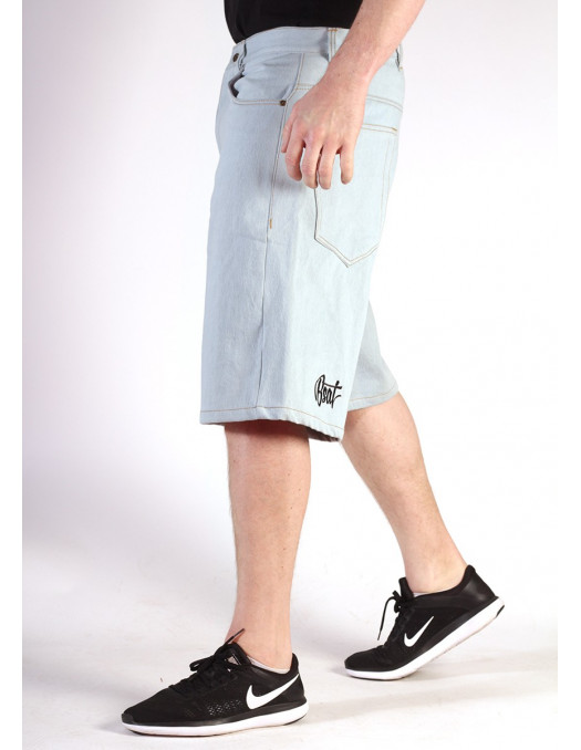 BSAT Script Logo Shorts Blue