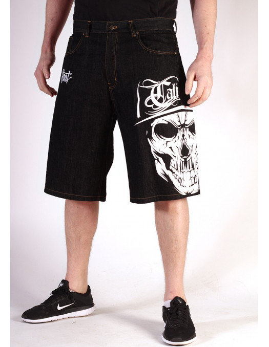 BSAT Cali Skull Shorts Black
