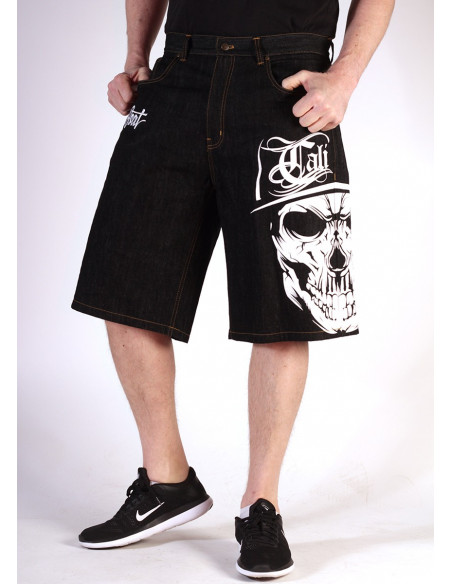 BSAT Cali Skull Shorts Black