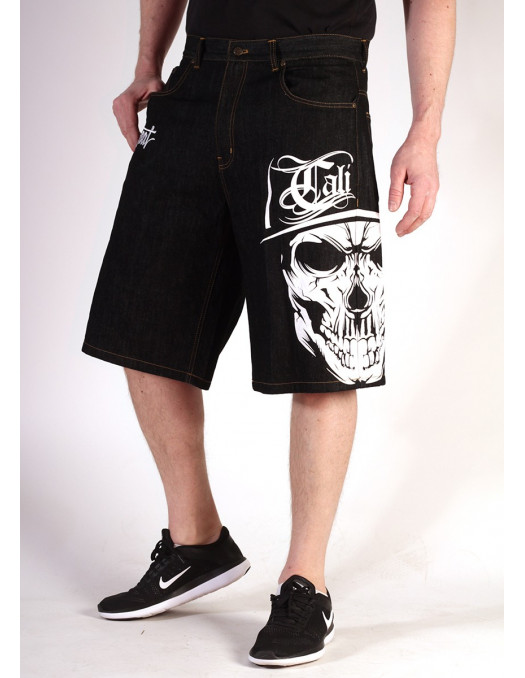 BSAT Cali Skull Shorts Black